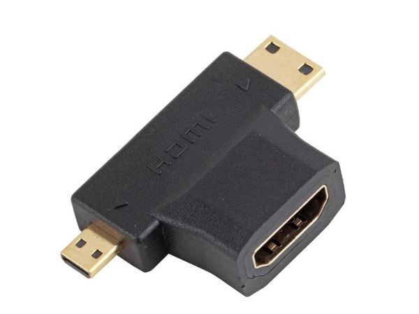 Đầu chuyển đổi Micro HDMI Mini HDMI sang HDMI Female - Phụ Kiện Điện Tử Việt Nam