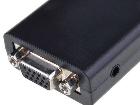 Mini HDMI to VGA dùng cho máy tính bảng, laptop kết nối với máy chiếu - Phụ Kiện Điện Tử Việt Nam