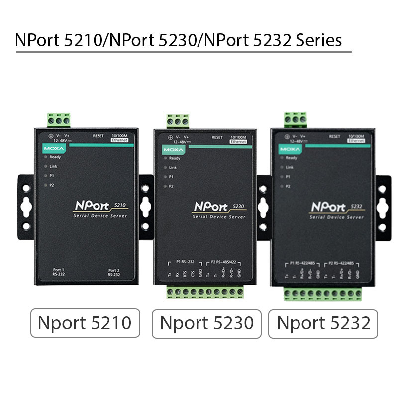 BỘ CHUYỂN ĐỔI 2-PORT RS-232/422/485/TCP/IP MOXA NPORT 5210 | NPORT 5230 | NPORT 5232 SERIES