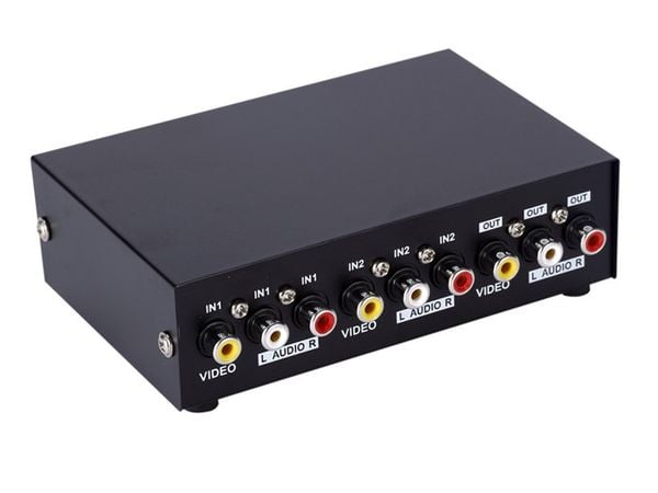 Bộ chuyển mạch tín hiệu AV Video & Audio 2 ra 1 cổng MT-VIKI MT-231AV - Phụ Kiện Điện Tử Việt Nam