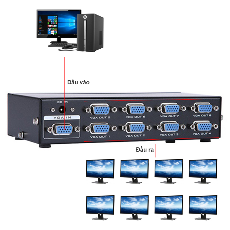 bo chia vga 1 ra 8 mt-viki mt-3508