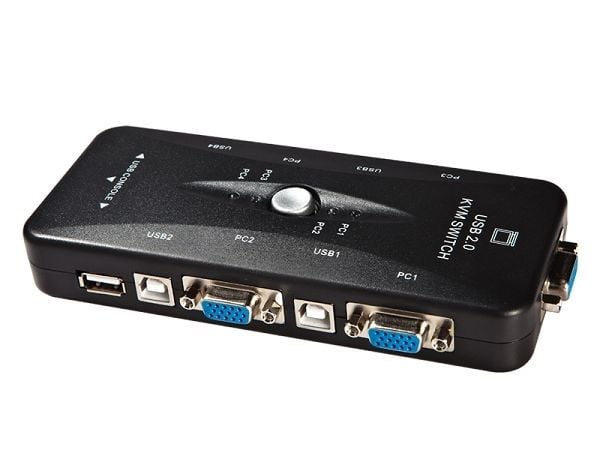 KVM Switch 4 port USB Chuyển mạch 4 CPU ra 1 màn hình MT-VIKI MT-401UK - Phụ Kiện Điện Tử Việt Nam