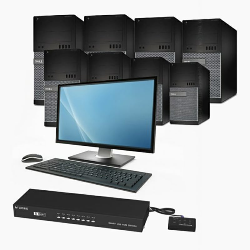 KVM SWITCH MTVIKI MT801UK