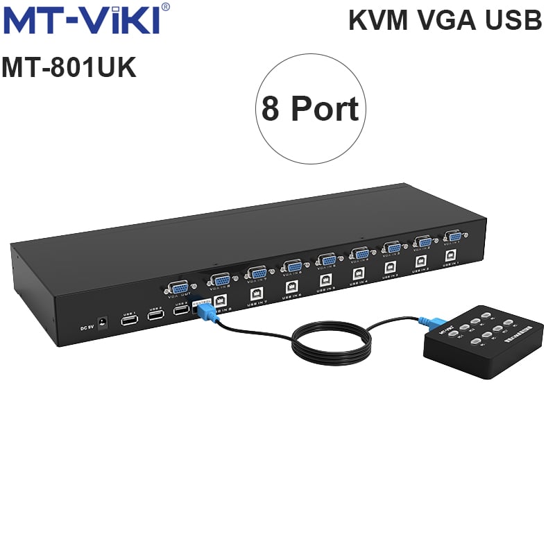 KVM SWITCH MTVIKI MT801UK