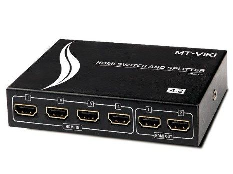 Bộ chia HDMI 4 vào 2 ra full HD 1080P có điều khiển MT-VIKI MT-HD4-2 - Phụ Kiện Điện Tử Việt Nam