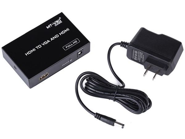 Bộ chuyển đổi HDMI to VGA+HDMI+ Audio MT-HV03- chính hãng MT-VIKI - Phụ Kiện Điện Tử Việt Nam
