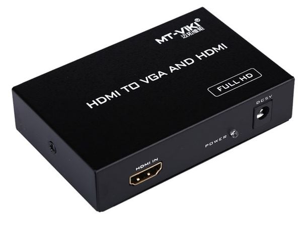 Bộ chuyển đổi HDMI to VGA+HDMI+ Audio MT-HV03- chính hãng MT-VIKI - Phụ Kiện Điện Tử Việt Nam