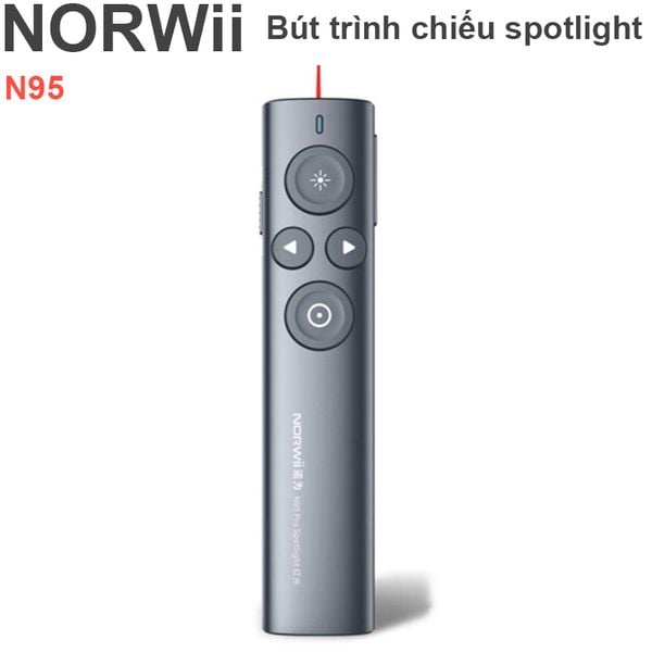Bút trình chiếu kỹ thuật số spotlight kiêm chuột bay cho màn hình LED LCD TV Norwii N95Pro - Phụ Kiện Điện Tử Việt Nam