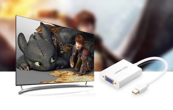 Mini DisplayPort ThunderBolt to VGA + audio ugreen 10437 - Phụ Kiện Điện Tử Việt Nam