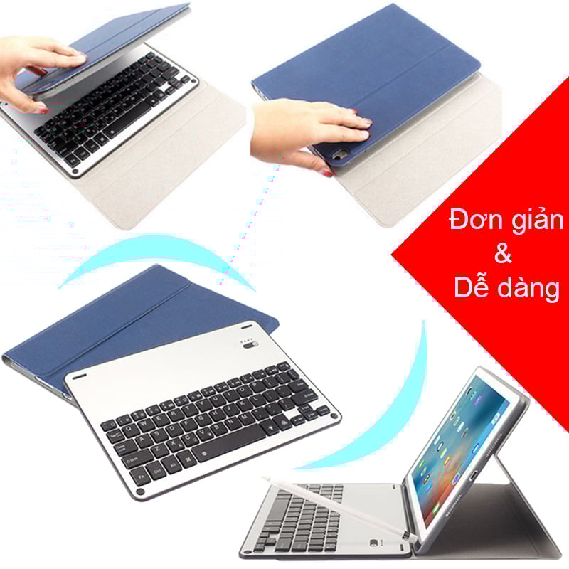ban phim bluetooth cho ipad pro 10.5 inches co bao da