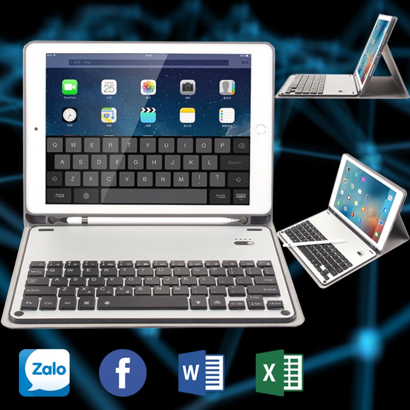 ban phim bluetooth cho ipad pro 10.5 inches co bao da