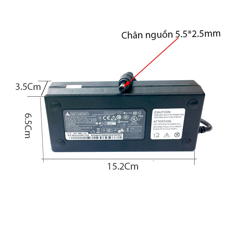 adapter 12v-10a delta