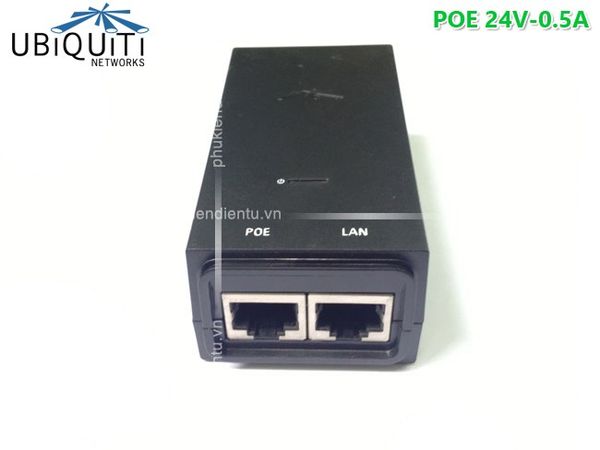Nguồn PoE cho wifi Ubiquiti 24V-0.5A - Phụ Kiện Điện Tử Việt Nam