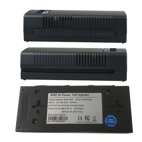 Adapter POE 54V-60W 2 Port(1 Data in+ 1 Data PoE Out), tốc độ 10/100/1000 Gigabit KMEtech PSE156G - Phụ Kiện Điện Tử Việt Nam