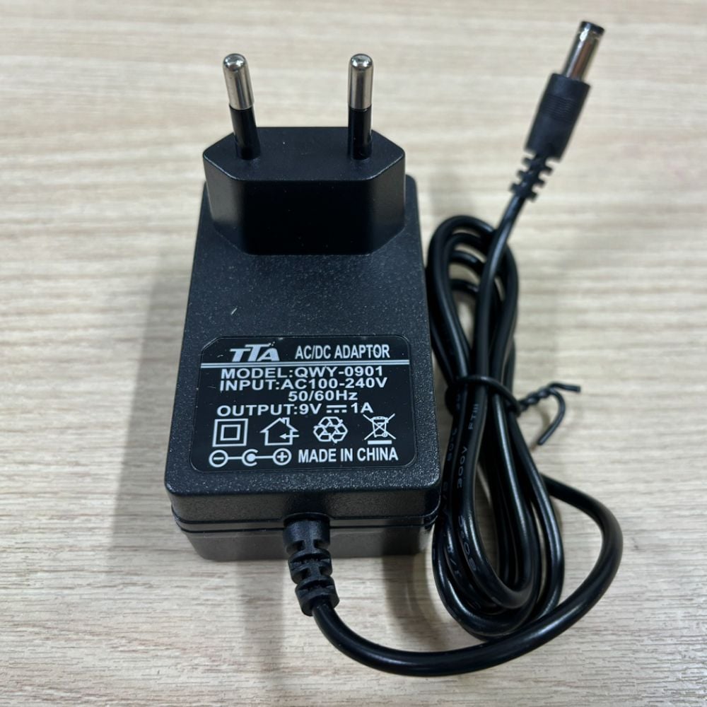 Nguồn adapter 9V-1A 5.5 x 2.1mm chính hãng TTA QWY-0901 - Phụ Kiện Điện Tử Việt Nam