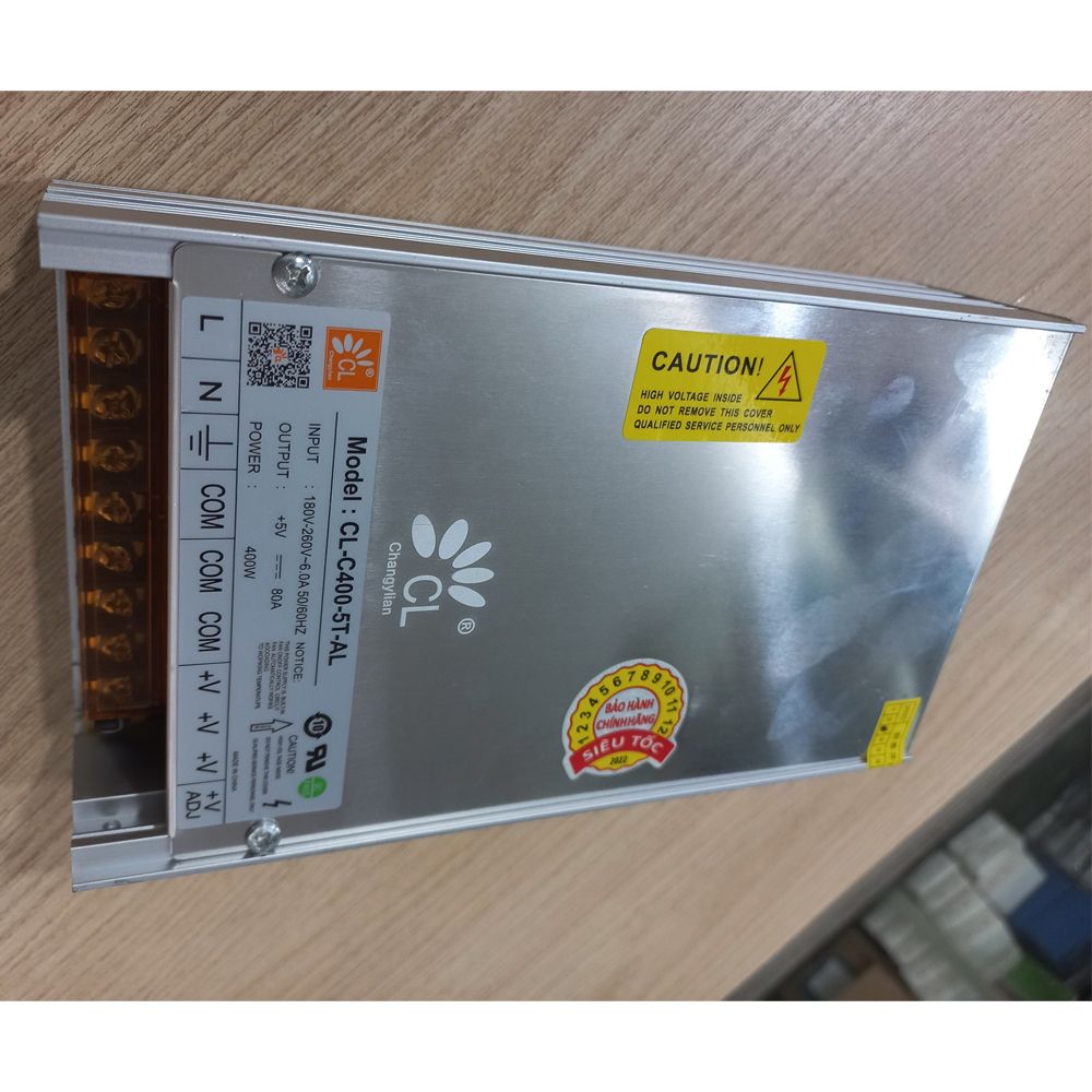 Bộ nguồn LED DC 5V-80A 400W chính hãng Changlian CL-C400-5T-AL - Phụ Kiện Điện Tử Việt Nam