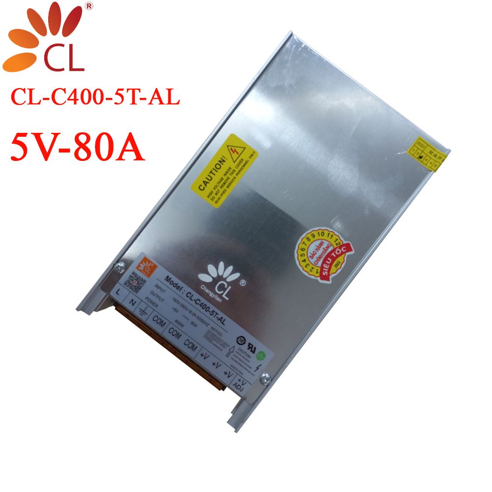 Bộ nguồn LED DC 5V-80A 400W chính hãng Changlian CL-C400-5T-AL - Phụ Kiện Điện Tử Việt Nam