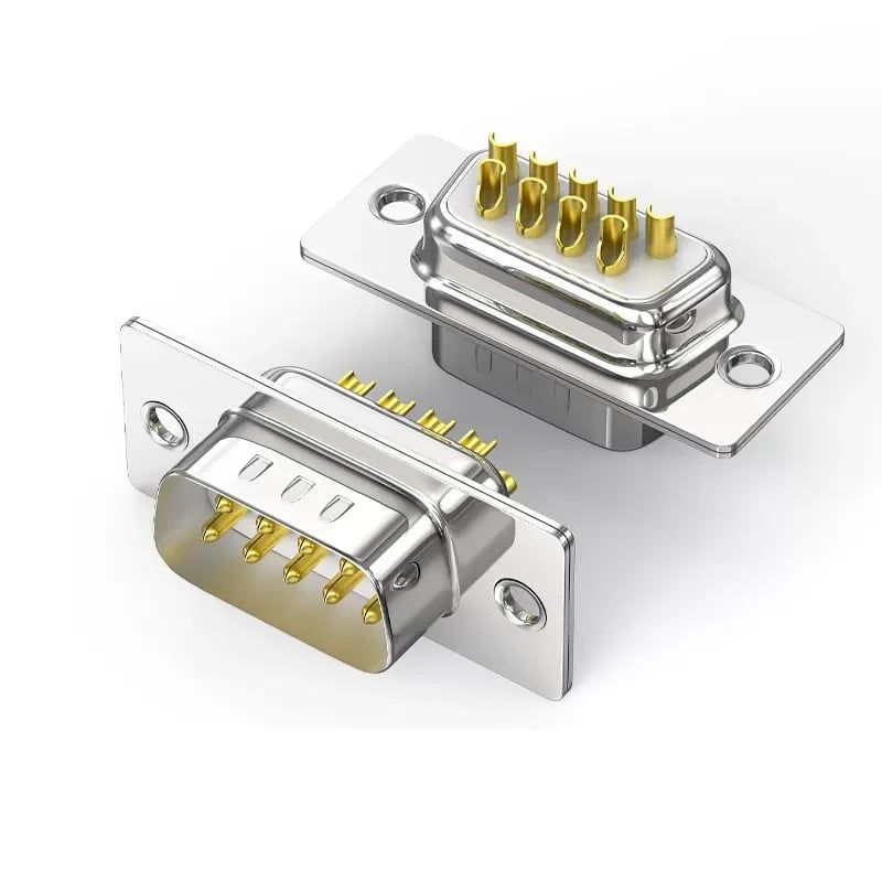 Đầu hàn DB9 chân đồng vỏ ốp nhựa dẻo HD-Link