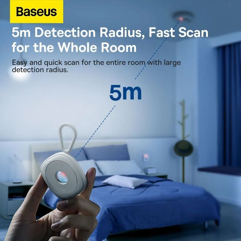 Máy dò hồng ngoại tìm camera giấu kín Baseus BS-HA016 Baseus Heyo Camera Detector - Phụ Kiện Điện Tử Việt Nam