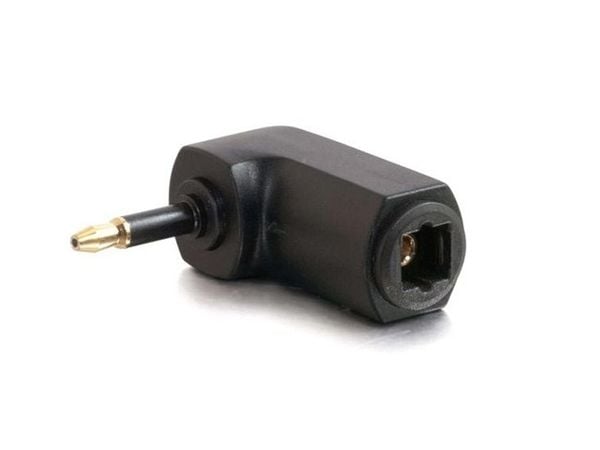 Đầu đổi âm thanh quang số toslink, Đầu đổi quang 3.5mm sang quang thường, Đầu đổi cổng audio quang bẻ góc - Phụ Kiện Điện Tử Việt Nam