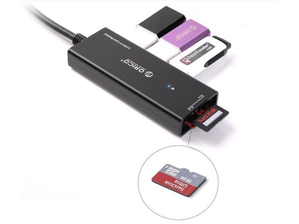 Bộ chia USB 2.0 3 Port + đầu đọc thẻ SD TF Orico H33TS-US - Phụ Kiện Điện Tử Việt Nam