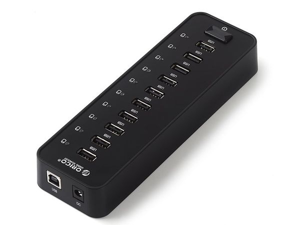 Bộ chia USB 2.0 10 cổng Orico P10-U2 hỗ trợ nguồn ngoài - Phụ Kiện Điện Tử Việt Nam