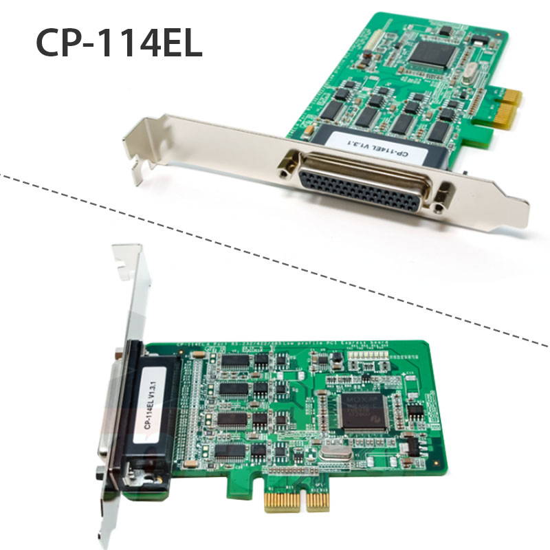 pci-e rs232/rs485/rs422 moxa cp-114el