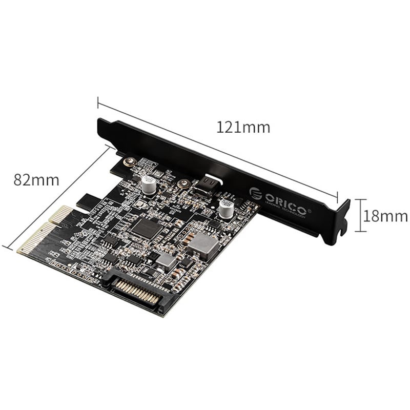 card pci ra usb-c 20gbps orico