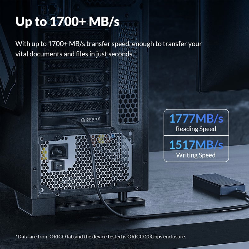 card pci ra usb-c 20gbps orico
