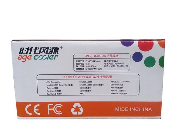 Quạt CPU đa năng dùng cho socket 775/1155/1156/AMD - Phụ Kiện Điện Tử Việt Nam