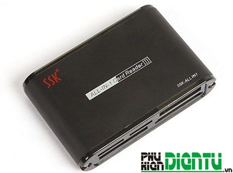 Đầu đọc thẻ đa năng SSK 025 vỏ sắt, đầu đọc thẻ phụ kiện điện tử - Phụ Kiện Điện Tử Việt Nam