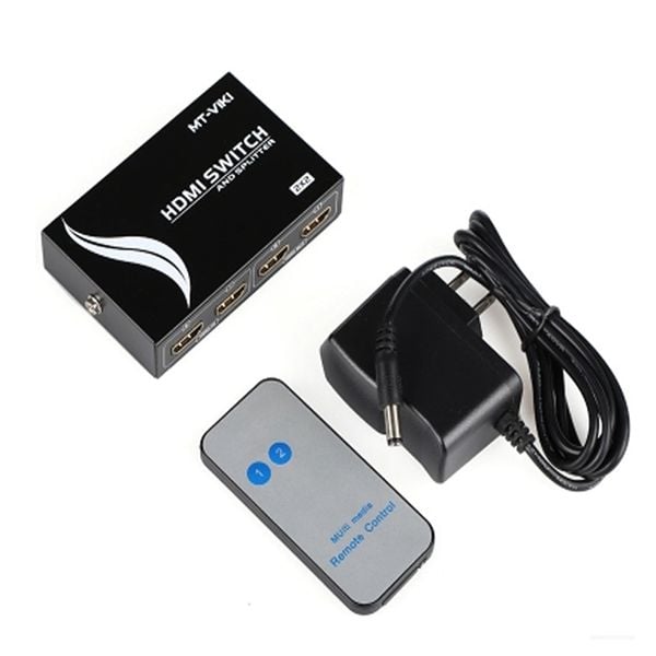 Bộ chia HDMI 2 vào 2 ra full HD 1080P có điều khiển MT-VIKI MT-HD2-2 - Phụ Kiện Điện Tử Việt Nam