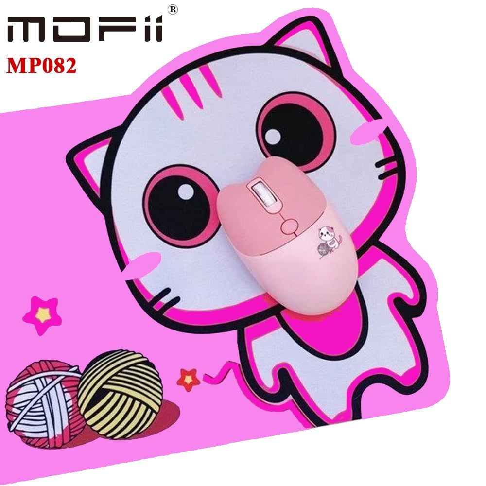 Tấm lót chuột khổ to hình mèo kitty MP082 chính hãng Mofii