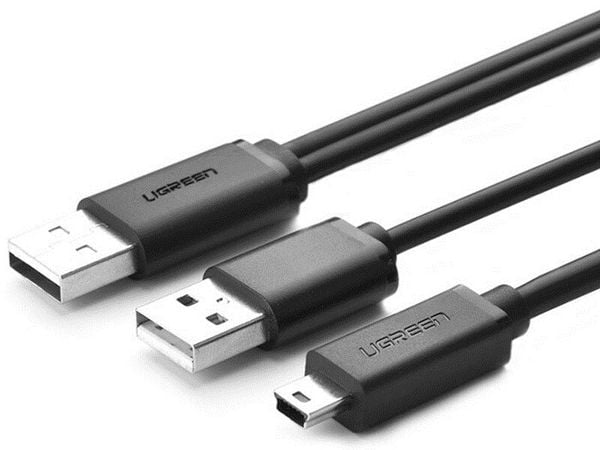 Cáp USB 2.0 to Mini USB chữ Y 0.5m Ugreen 10346 - Phụ Kiện Điện Tử Việt Nam