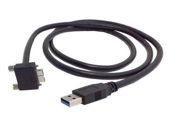 Cáp USB 3.0 Type B cho camera công nghiệp có vít khoá 1.2 mét - Phụ Kiện Điện Tử Việt Nam