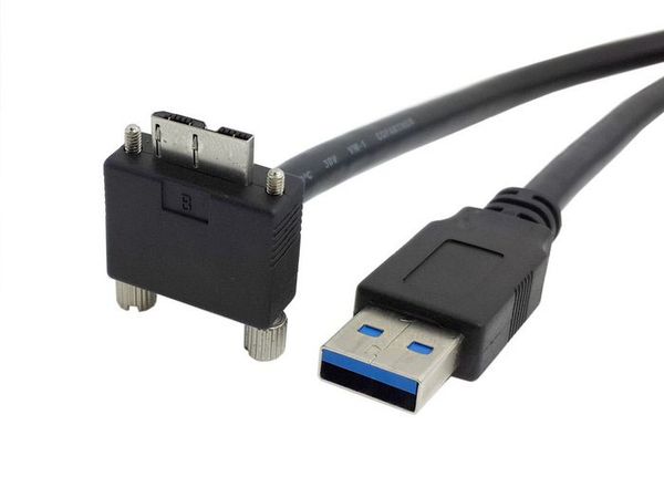 Cáp USB 3.0 Type B cho camera công nghiệp có vít khoá 1.2 mét - Phụ Kiện Điện Tử Việt Nam