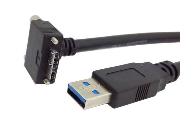 Cáp USB 3.0 Type B cho camera công nghiệp có vít khoá 1.2 mét - Phụ Kiện Điện Tử Việt Nam