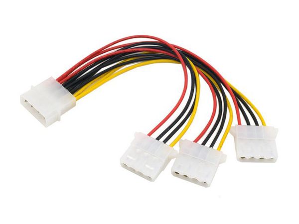 Cáp chia nguồn Molex 4Pin 1 ra 3 - Phụ Kiện Điện Tử Việt Nam