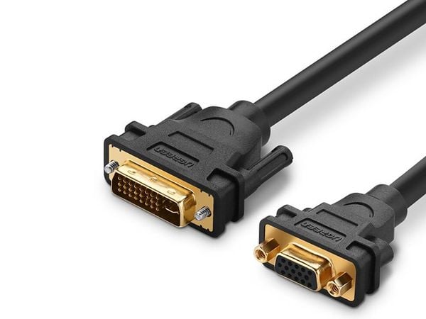 Cáp chuyển DVI 24+5 to VGA 15cm Ugreen 30499 - Phụ Kiện Điện Tử Việt Nam