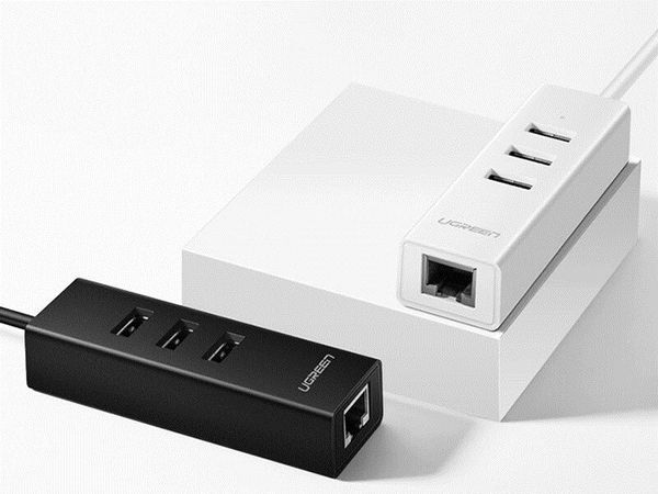 Bộ chia USB 2.0 3 cổng kết hợp USB sang RJ45 LAN 10/100Mb Ugreen 30301 30297 30298 - Phụ Kiện Điện Tử Việt Nam