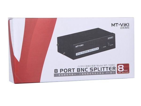 Bộ chia tín hiệu BNC Video 1 ra 8 cổng MT-VIKI MT-108BC - Phụ Kiện Điện Tử Việt Nam