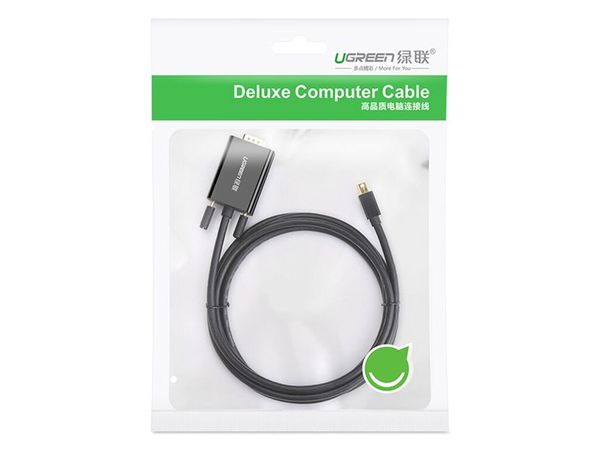 Cáp Mini Displayport to VGA 1.5M | 2M 3M UGREEN (màu đen) - Phụ Kiện Điện Tử Việt Nam