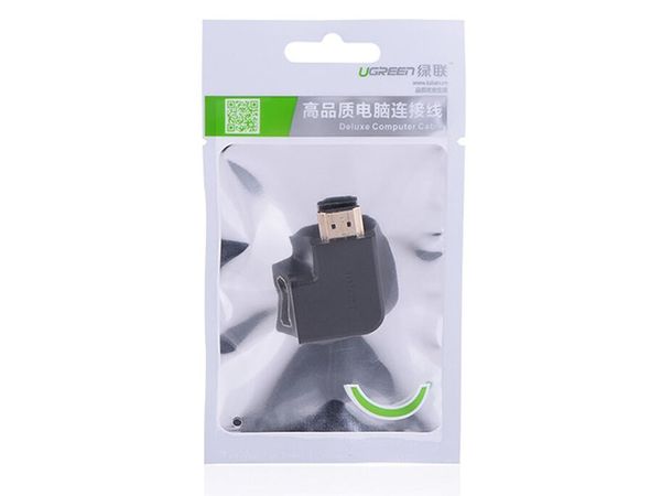 Đầu HDMI bẻ góc khuỷu tay (bên trái) Ugreen 20111 - Phụ Kiện Điện Tử Việt Nam