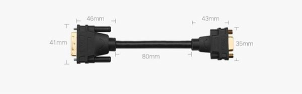 Cáp chuyển DVI 24+5 to VGA 15cm Ugreen 30499 - Phụ Kiện Điện Tử Việt Nam