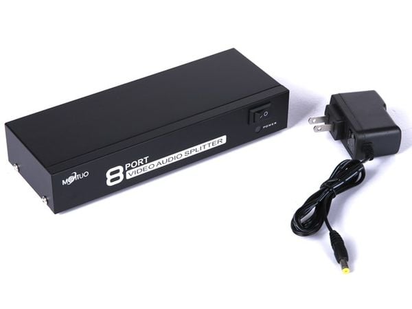 Bộ chia tín hiệu AV Video Audio 1 ra 8 cổng MT-VIKI MT-108AV - Phụ Kiện Điện Tử Việt Nam