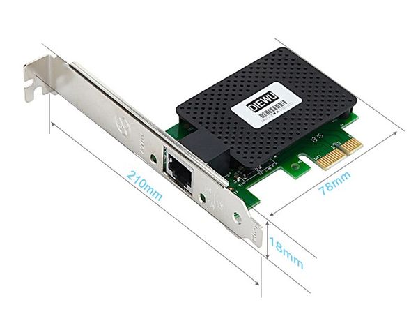 Card PCI-E sang LAN Gigabits 100/1000 DIEWU DW8111E - Phụ Kiện Điện Tử Việt Nam