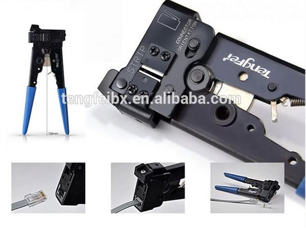 Kìm bóp đầu cáp mạng RJ45 CAT5 CAT6 Tengfei HT-808 - Phụ Kiện Điện Tử Việt Nam