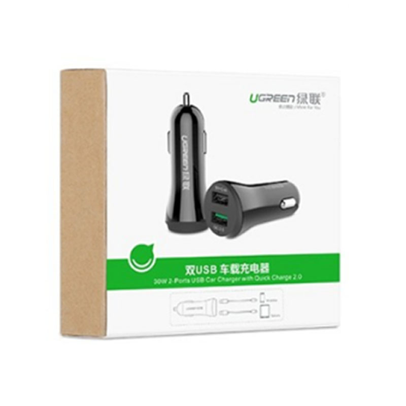 sac nguon 12v/24v ra usb 5v-2.4a va qc 2.0 ugreen 20757 20758