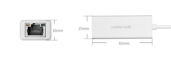 USB 2.0 to LAN 100MB Ugreen 20257 vỏ nhôm - Phụ Kiện Điện Tử Việt Nam