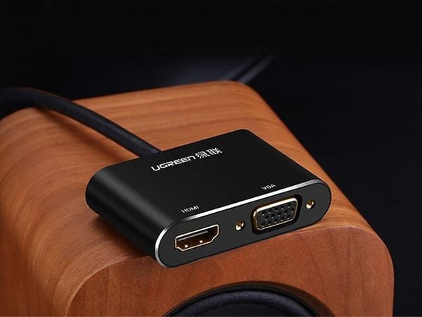 Mini Displayport to HDMI và VGA Ugreen 20421 hỗ trợ 4K - Phụ Kiện Điện Tử Việt Nam